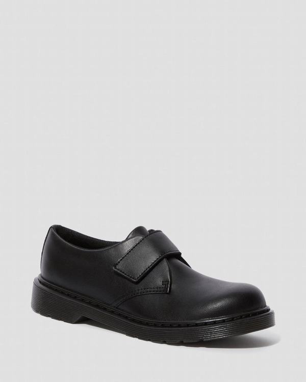 Dr Martens Dětské Polobotky Youth Kamron Černé, CZ-807162